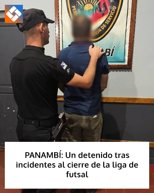 PANAMBÍ: Un detenido tras incidentes al cierre de la liga de futsal