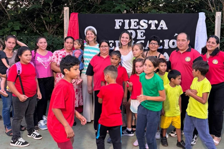 WANDA: Autoridades municipales acompañaron la Fiesta de Educación Física de la Escuela 873