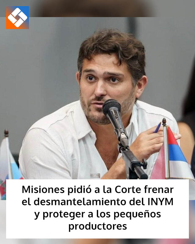 Misiones pidió a la Corte frenar el desmantelamiento del INYM y proteger a los pequeños productores