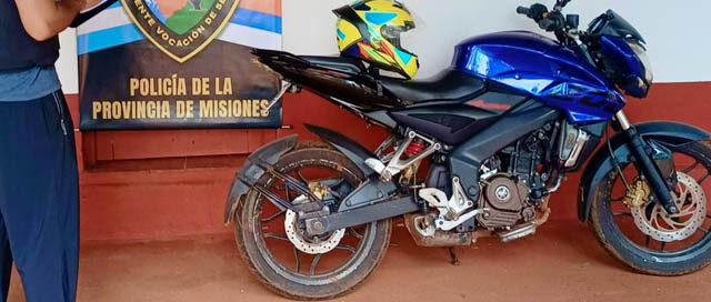 SAN IGNACIO: Recuperaron una motocicleta robada tras un rápido operativo policial