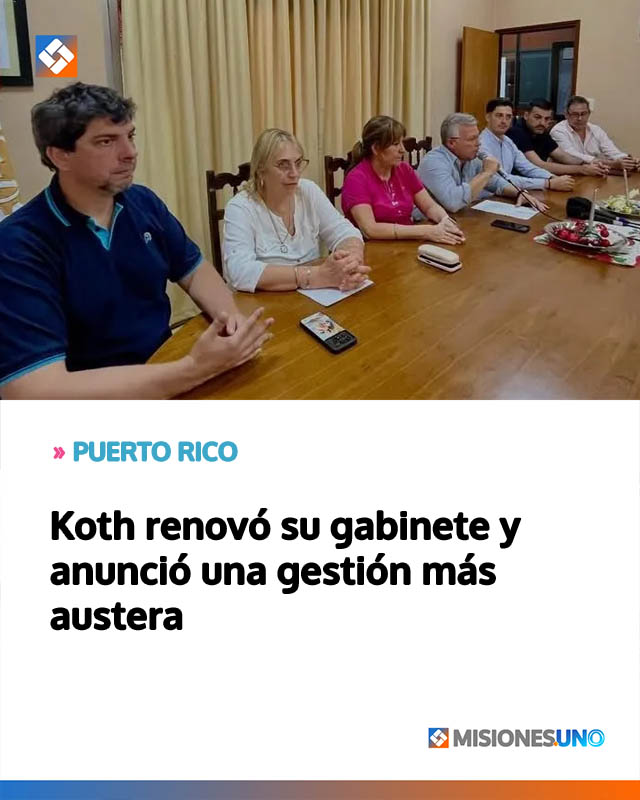 Koth renovó su gabinete y anunció una gestión más austera