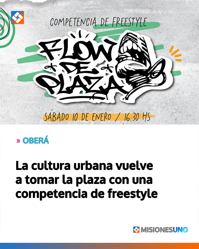La cultura urbana vuelve a tomar la plaza con una competencia de freestyle