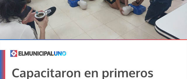 Capacitaron en primeros auxilios a guías turísticos de San Ignacio Miní