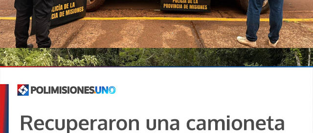 Recuperaron una camioneta robada en un operativo rural en San Ignacio